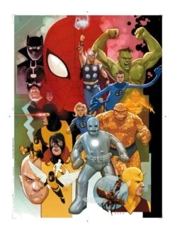 LOUNGEFLY Marvel 80th Anniversary Puzzle Characters
