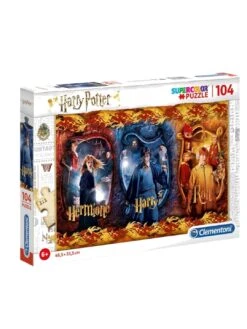 LOUNGEFLY Harry Potter Super Color Puzzle Harry, Ron &Hermione