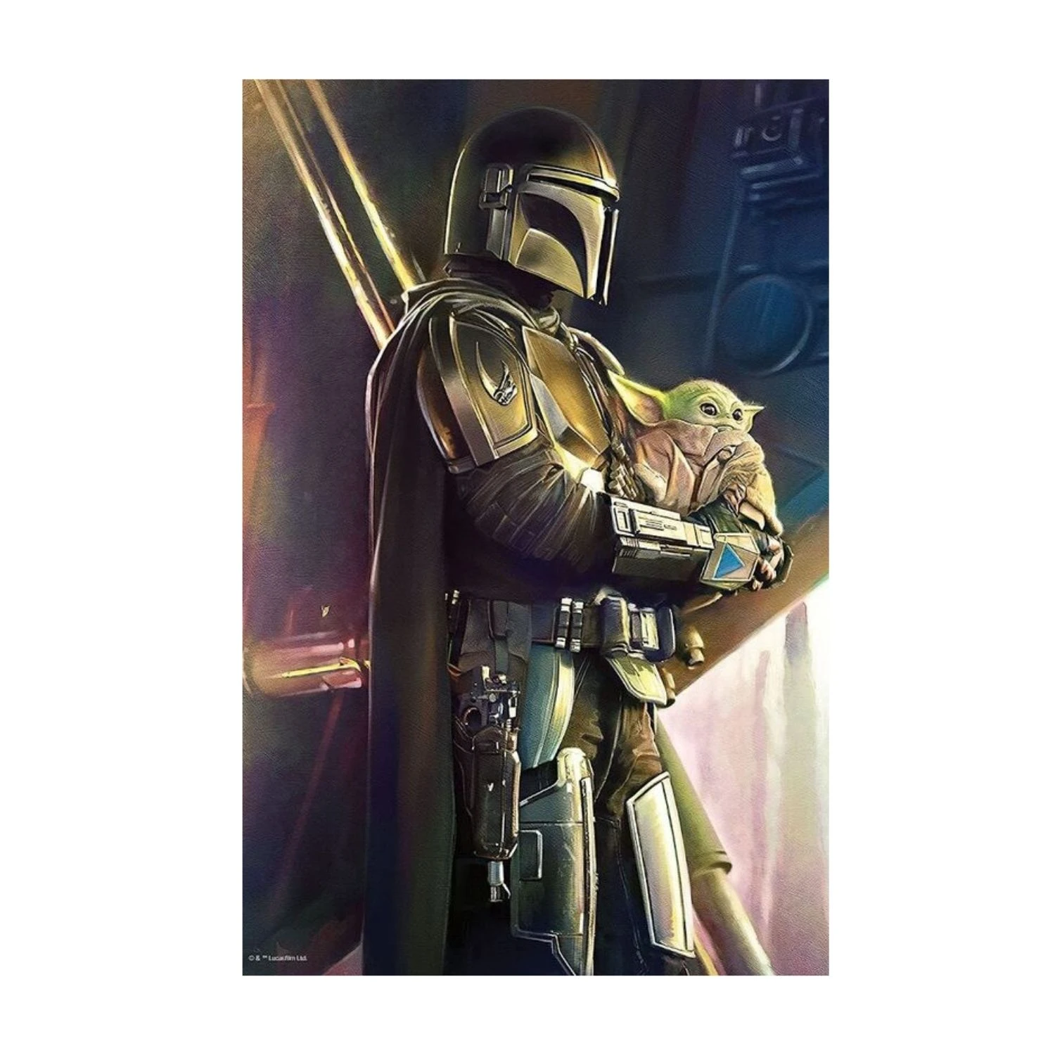 Παζλ The Mandalorian Mando And Child Lenticular